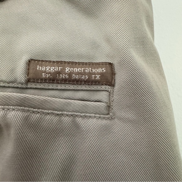 Haggar Generations Pleated Khaki Shorts Men’s Size 40 Classic Fit 100% Cotton - Picture 4 of 11